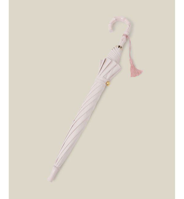 ROPE「【晴雨兼用・高機能】スライド式 ショートバンブーパラソル【UVカット/遮光・遮熱・防水効果】」|傘|
