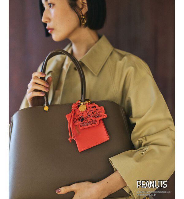 E'POR「【WEB限定/一部店舗限定】【E'POR&times;PEANUTS】別注 ポーチ付き ART CHARM」|チャーム・キーホルダー|