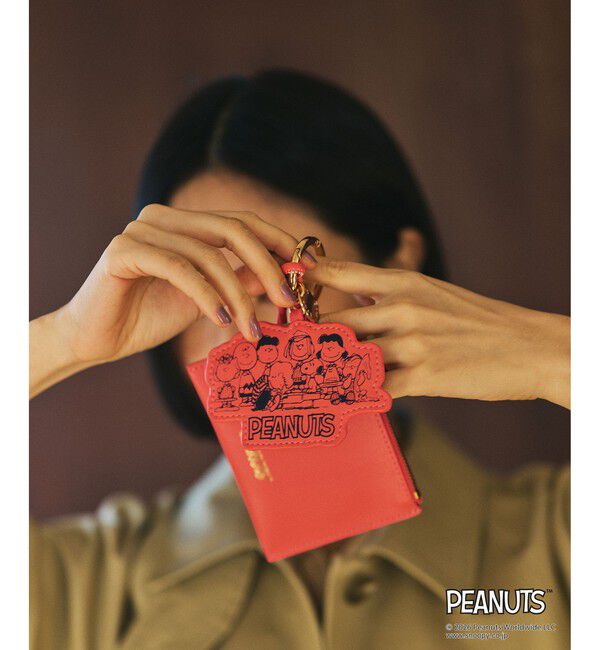 E'POR「【WEB限定/一部店舗限定】【E'POR&times;PEANUTS】別注 ポーチ付き ART CHARM」|チャーム・キーホルダー|
