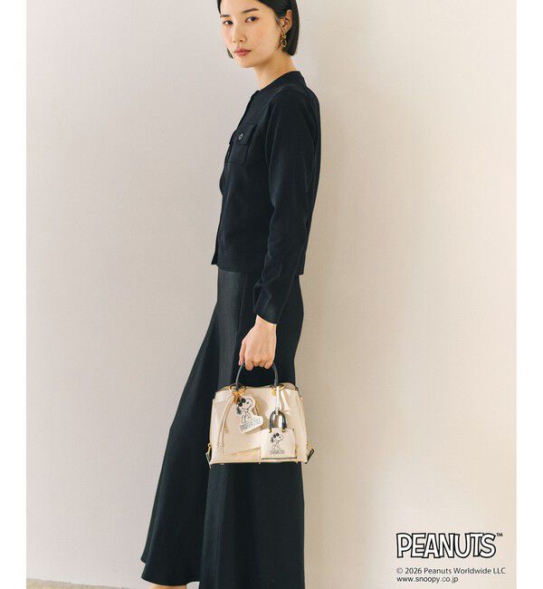 E'POR「【WEB限定/一部店舗限定】【E'POR&times;PEANUTS】別注 ポーチ付き ART CHARM」|チャーム・キーホルダー|