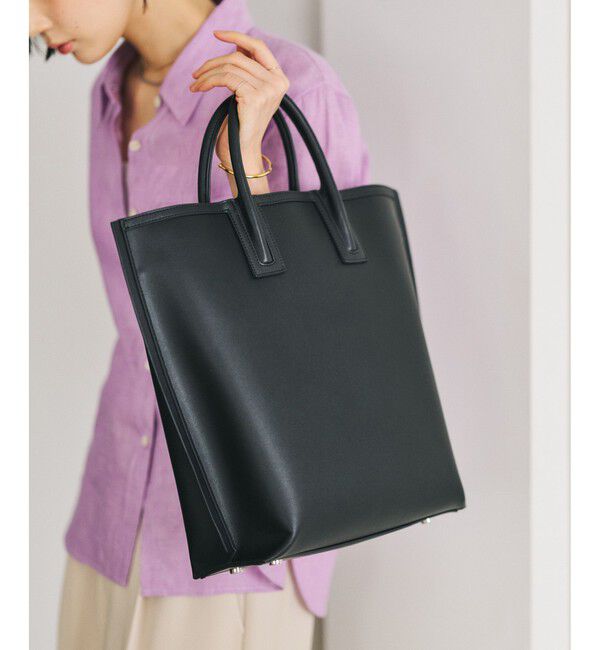 E'POR「【E'POR】【WEB限定】Ree BAG Large/A4対応・通勤・軽量・26SS」|トートバッグ|ブラック(01)