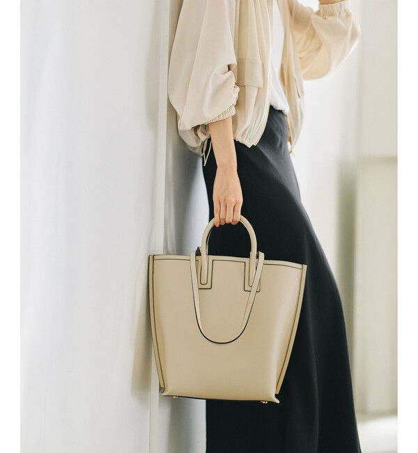 E'POR「【E'POR】【WEB限定】Ree BAG Large/A4対応・通勤・軽量・26SS」|トートバッグ|ベージュ(27)