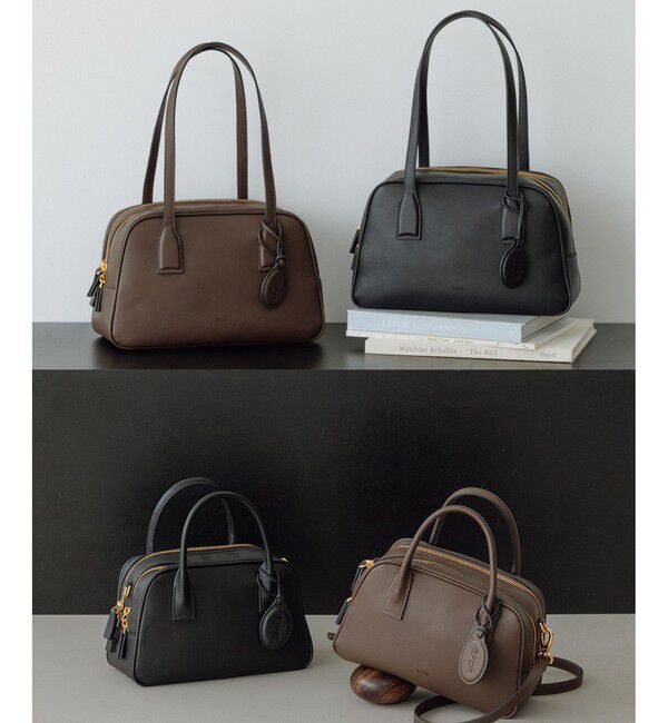 E'POR「【E'POR】TWO BOSTON BAG Mini/撥水・26AW新型」|ハンドバッグ|