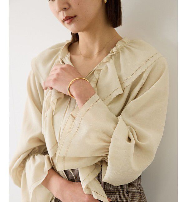 ROPE「【J'aDoRe・店舗限定サイズ】2WAYラッフルフリルブラウス(襟取り外し可能 )」|シャツ・ブラウス|