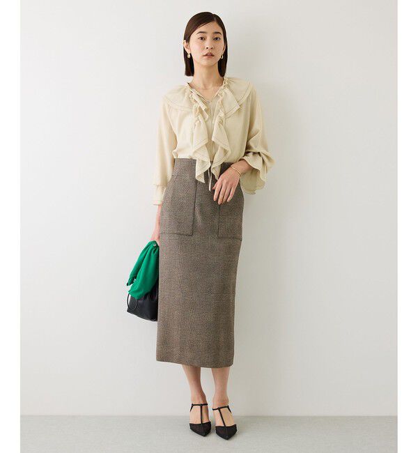ROPE「【J'aDoRe・店舗限定サイズ】2WAYラッフルフリルブラウス(襟取り外し可能 )」|シャツ・ブラウス|