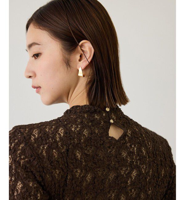 ROPE「【J'aDoRe・店舗限定サイズ】カムイレースハイネックカットソー」|Tシャツ・カットソー|