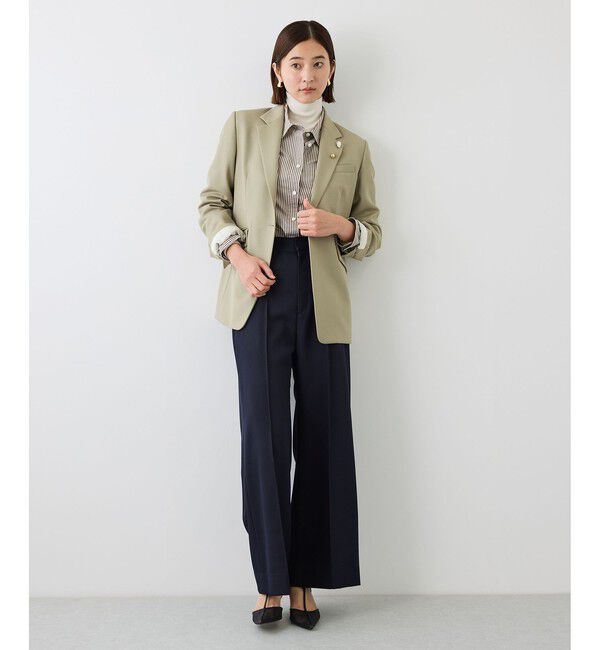 ROPE「【J'aDoRe・店舗限定サイズ】先染めコットンストライプシャツ」|シャツ・ブラウス|