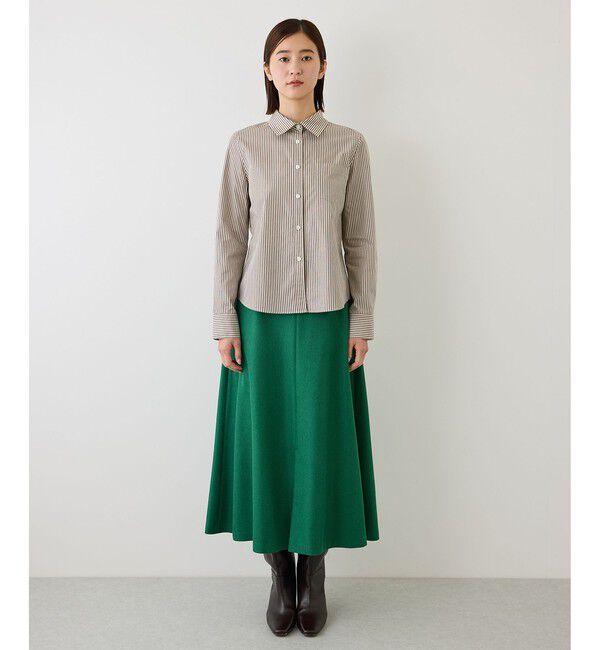ROPE「【J'aDoRe・店舗限定サイズ】先染めコットンストライプシャツ」|シャツ・ブラウス|