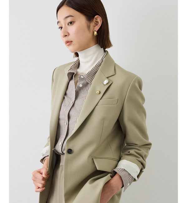 ROPE「【J'aDoRe・店舗限定サイズ】先染めコットンストライプシャツ」|シャツ・ブラウス|