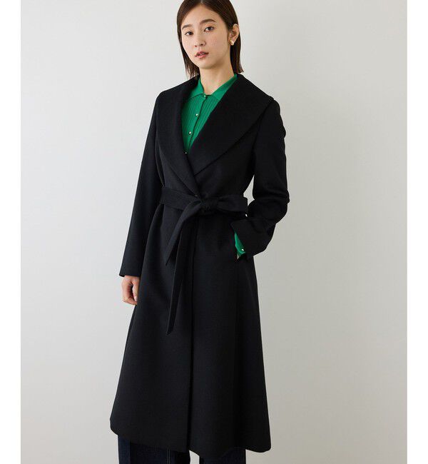 ROPE「【一部J'aDoRe限定カラー】プレミアムカシミヤショールカラーコート/逸品・26AW」|ステンカラーコート|