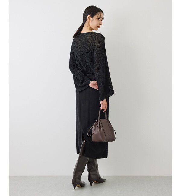 ROPE「【J'aDoRe・店舗限定サイズ】[美人スカート]キュプラ混ポケット付きタイトスカート/26AW」|スカート|