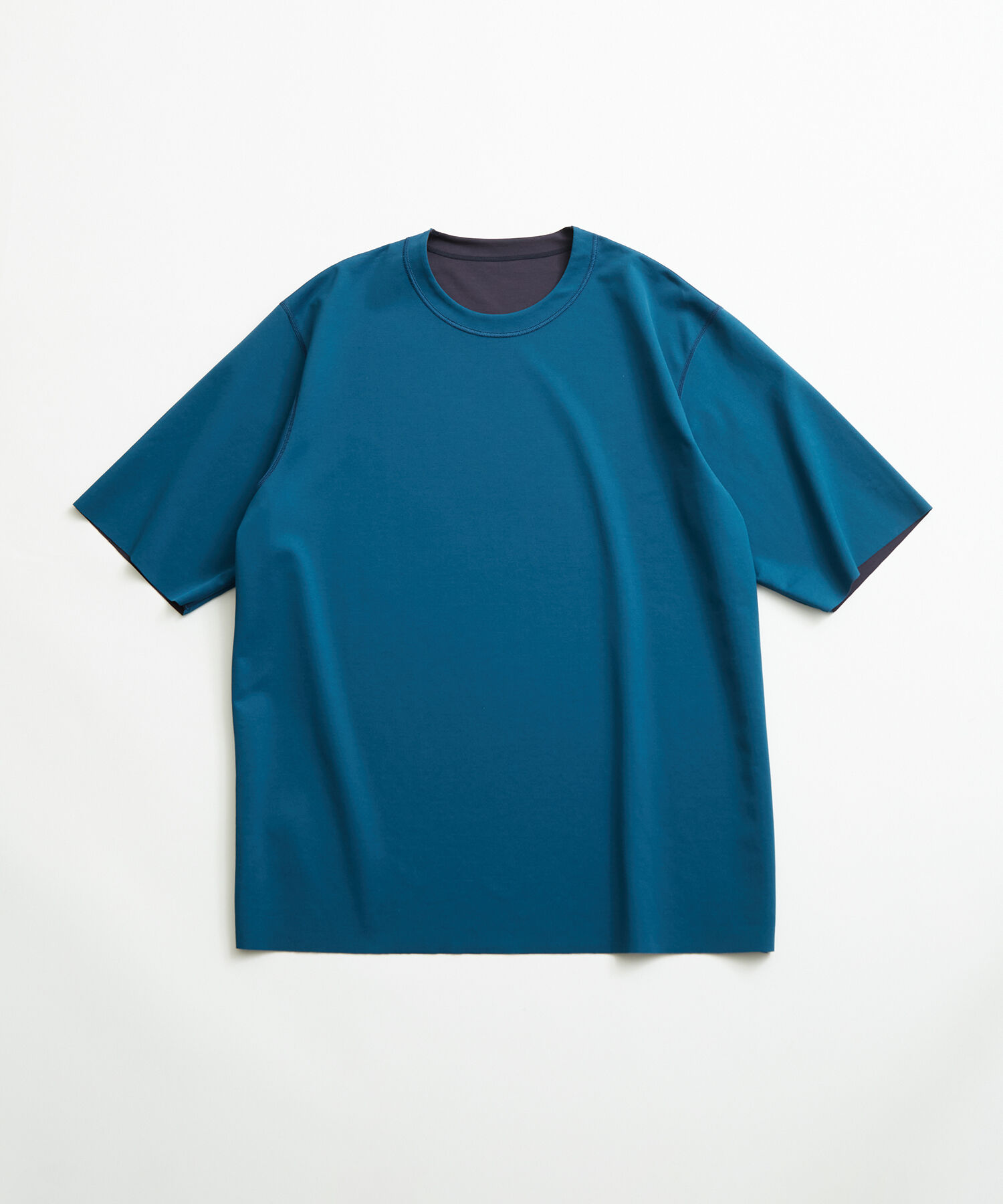 ADAM ET ROPE'「ハイゲージ シャンブレー リバーシブル Tシャツ」|Tシャツ・カットソー|