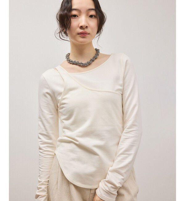ADAM ET ROPE'「ワンショルダートップス」|Tシャツ・カットソー|