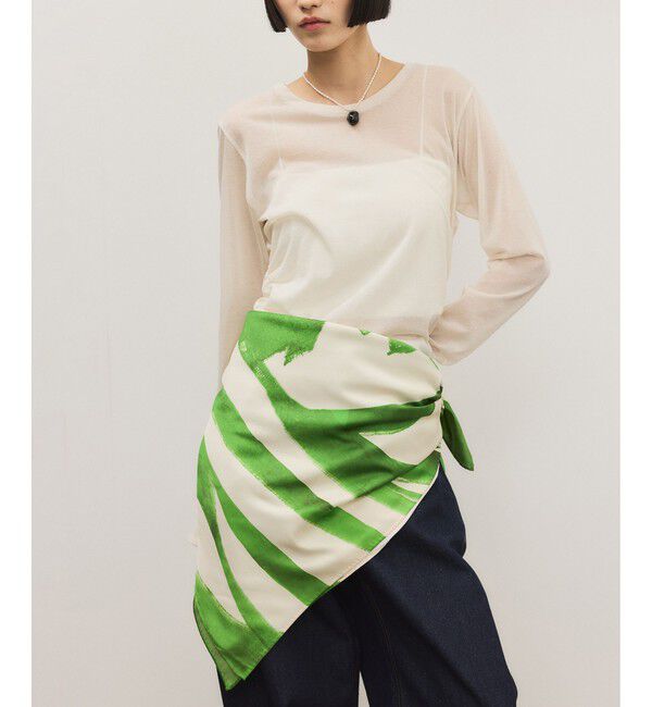 ADAM ET ROPE'「DOMY DIRECT print scarf」|バンダナ・スカーフ|
