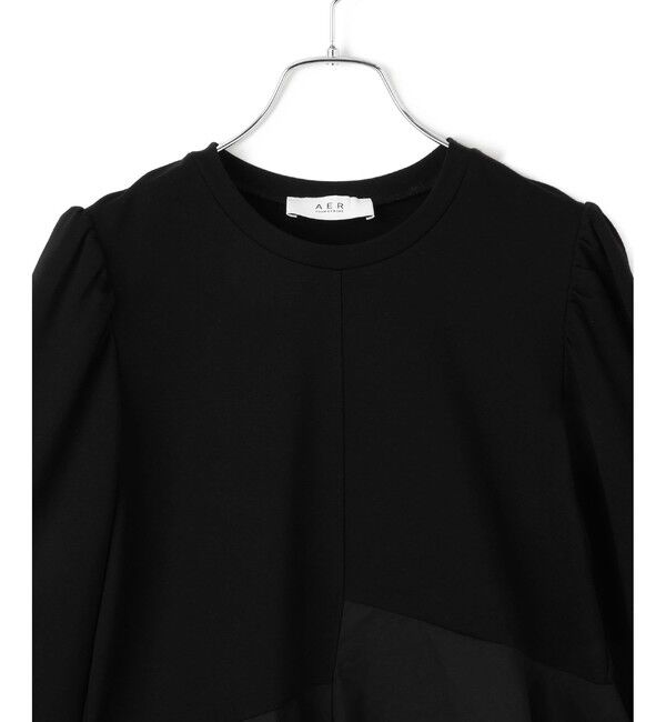 ADAM ET ROPE'「【WEB限定】・【定番】フリルペプラムロングスリーブカットソー」|Tシャツ・カットソー|