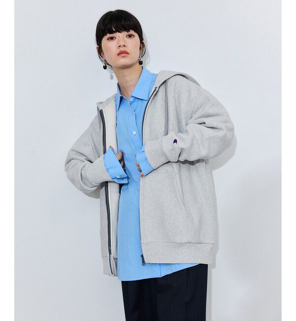 ADAM ET ROPE'「【Champion for ADAM ET ROPE'】別注ZIP HOODIE」|パーカー|