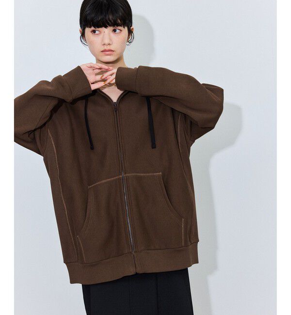 ADAM ET ROPE'「【Champion for ADAM ET ROPE'】別注ZIP HOODIE」|パーカー|