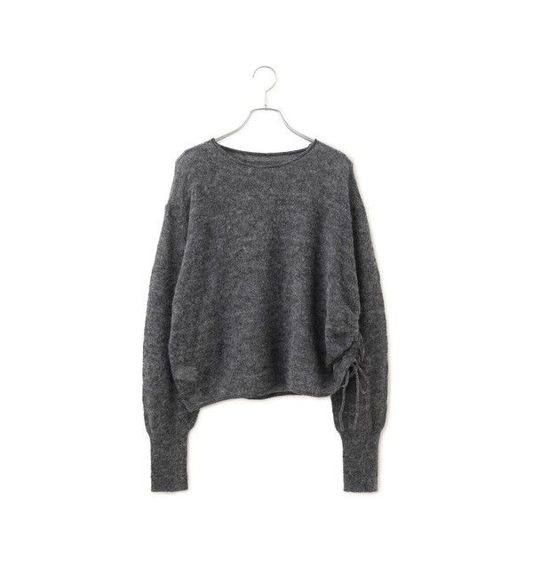 ADAM ET ROPE'「【WEB限定】2wayモヘアMIXギャザーニット」|ニット・セーター|
