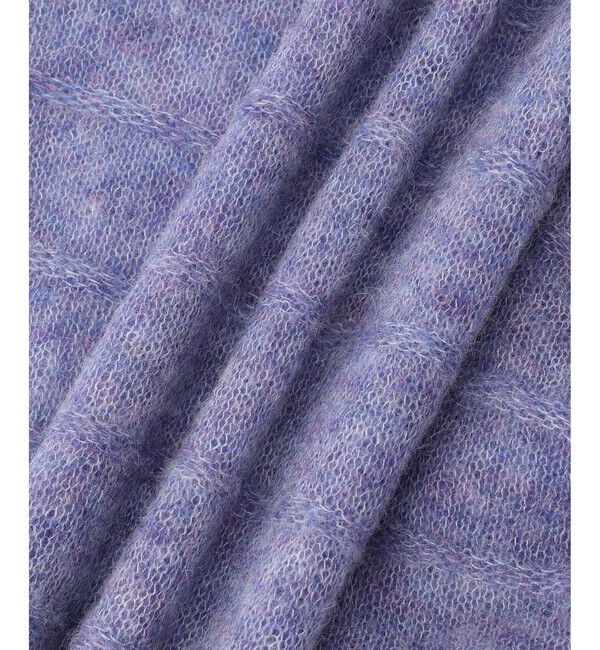 ADAM ET ROPE'「【WEB限定】2wayモヘアMIXギャザーニット」|ニット・セーター|
