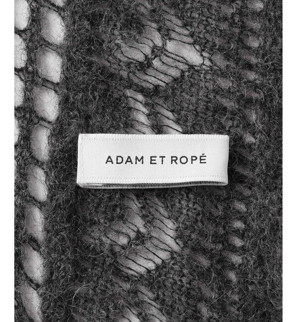 ADAM ET ROPE'「モヘヤレースニットスカーフ」|バンダナ・スカーフ|