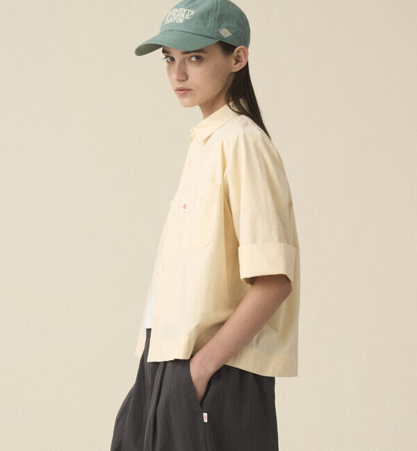 DANTON「DANTON | コットンポプリン ドルマンワークシャツ WOMEN」|シャツ・ブラウス|