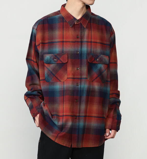  「PENDLETON | 〈別注〉 レギュラーカラー チェックシャツ MEN」|シャツ・ブラウス|RED
