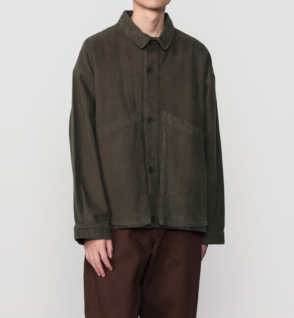  「7115 by SZEKI | パネルポケット シャツジャケット MEN」|その他|BROWN