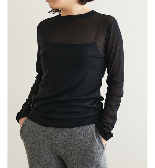  「【La nature linge】シアーチュールプルオーバー」|Tシャツ・カットソー|