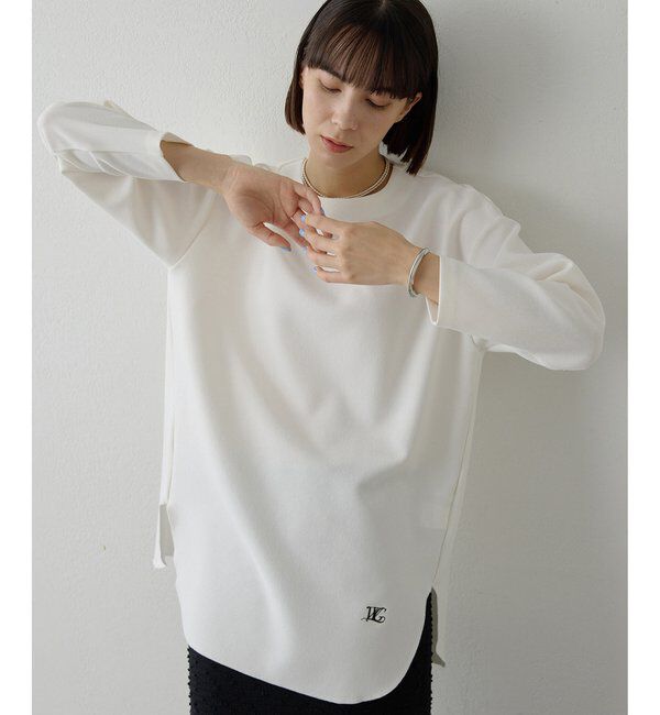  「刺繍ジョーゼットプルオーバー」|シャツ・ブラウス|