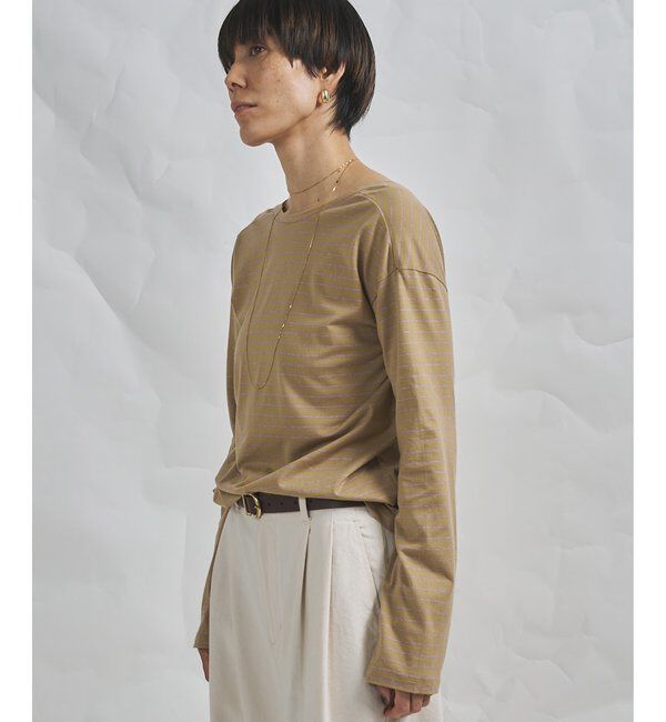 GEMINI「【GEMINI】バックシャンボーダーカットソー」|Tシャツ・カットソー|