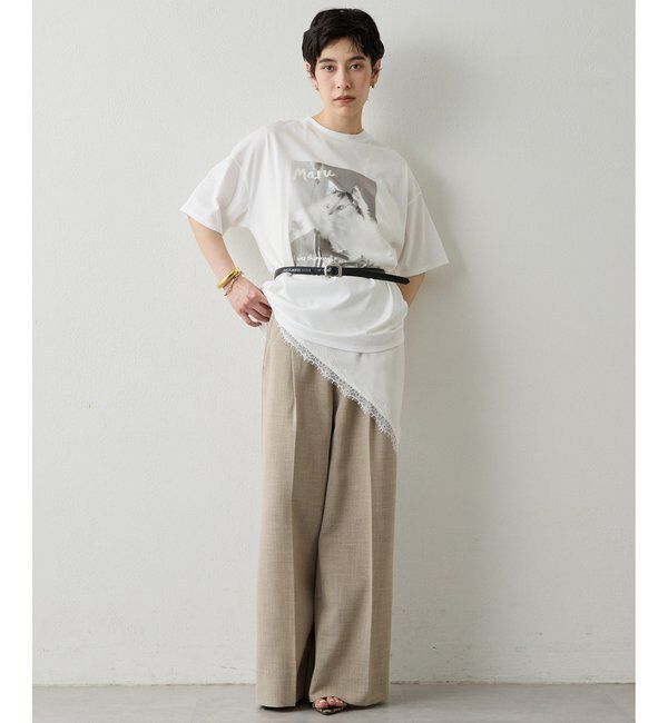 THE PAUSE「【THE PAUSE】CATフォトTシャツ」|Tシャツ・カットソー|