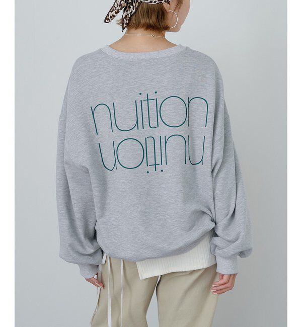 「【Nuition】ロゴスウェット」|Tシャツ・カットソー|