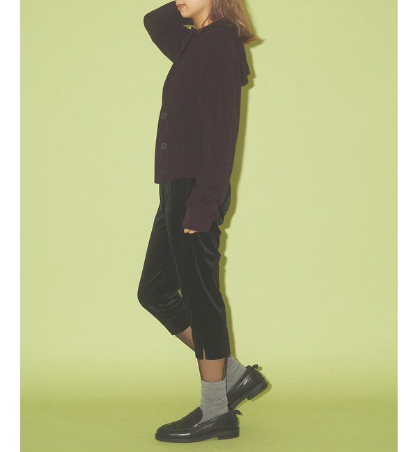  「〈WEB限定〉【Nuition】ベロアバイカーパンツ」|チノ|
