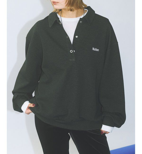  「〈WEB限定〉【Nuition】ロゴポロスウェット」|Tシャツ・カットソー|