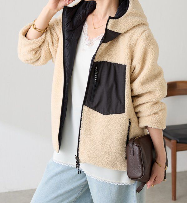  「【TAION別注】リバーシブルボアダウン」|その他|ブラック