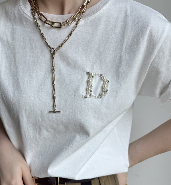  「DビジューTEE」|Tシャツ・カットソー|
