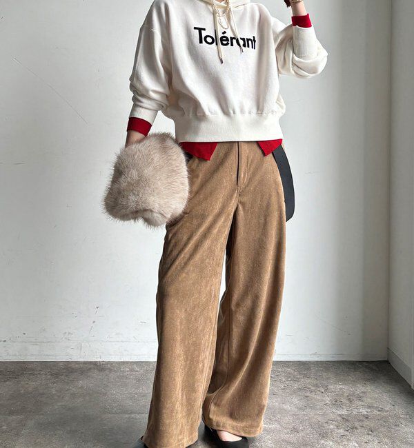  「【WEB限定】スウェットライクロゴパーカー」|Tシャツ・カットソー|