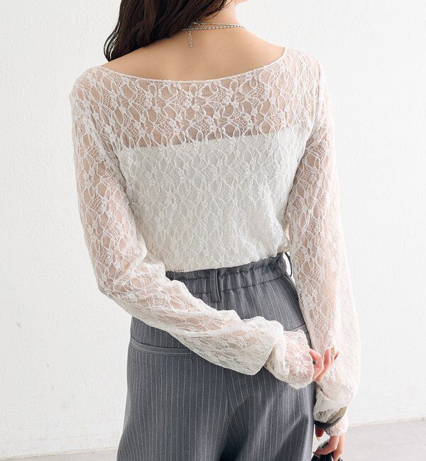  「レースプルオーバー」|Tシャツ・カットソー|