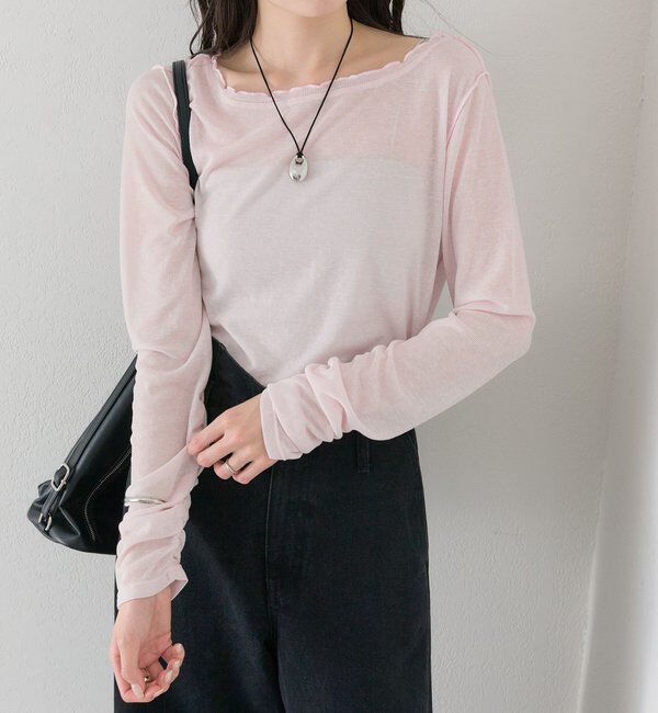  「チュールタグシアーロンT」|Tシャツ・カットソー|