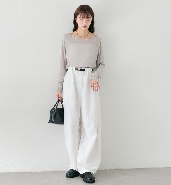  「チュールタグシアーロンT」|Tシャツ・カットソー|