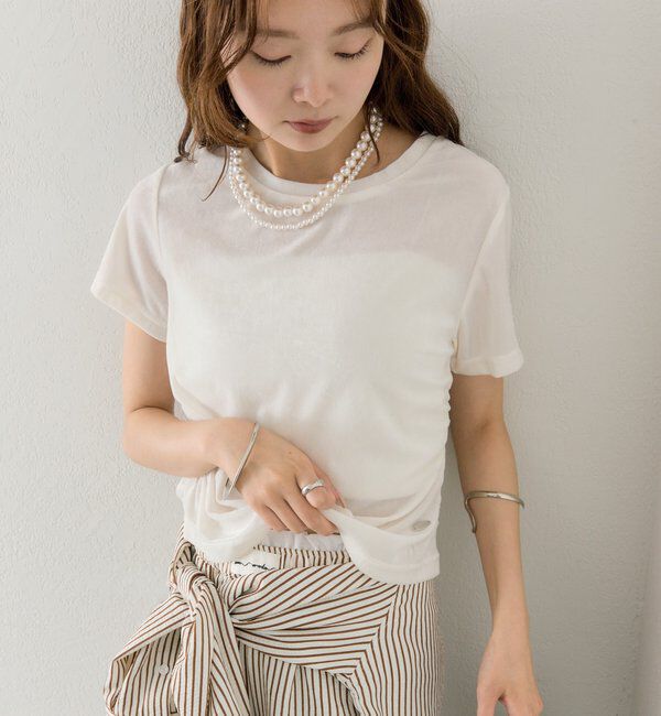  「ベロアTシャツ」|Tシャツ・カットソー|