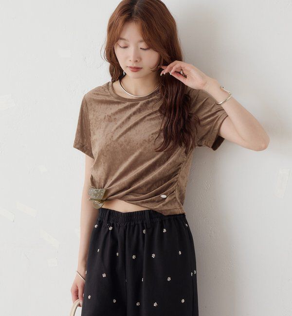  「ベロアTシャツ」|Tシャツ・カットソー|