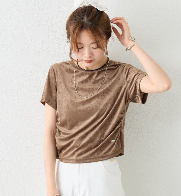  「ベロアTシャツ」|Tシャツ・カットソー|