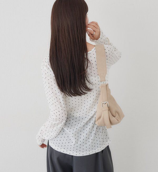  「【インナー使いに優秀アイテム/6色展開】シアーヘンリーロンT」|Tシャツ・カットソー|
