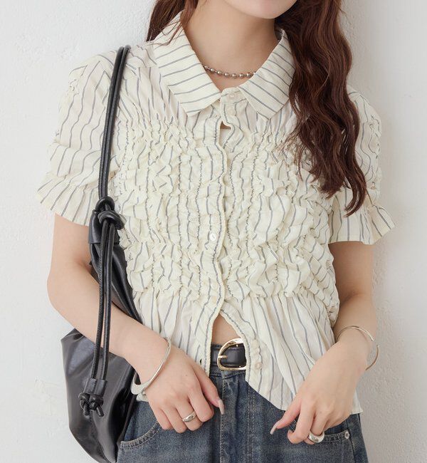 「26AWシャーリングシェイプシャツ」|シャツ・ブラウス|
