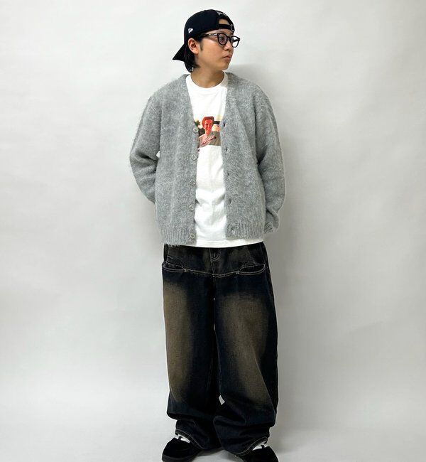  「《UNISEX / サイズ展開あり》スラッシュポケットブラストワイドデニム」|デニム|