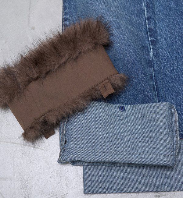  「【26AW LOOK掲載品番】2wayラギッドファーデニム」|デニム|