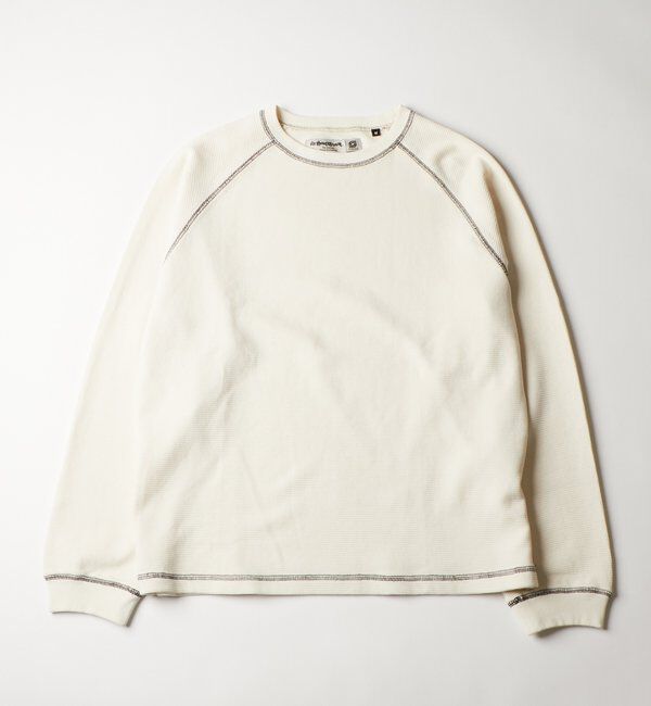  「【Sourcream】ワッフルラグラン配色ステッチL/STEE」|Tシャツ・カットソー|