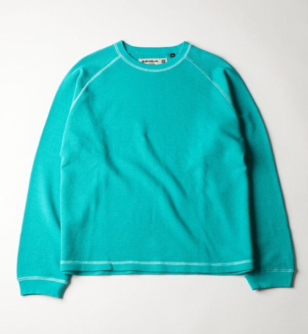  「【Sourcream】ワッフルラグラン配色ステッチL/STEE」|Tシャツ・カットソー|