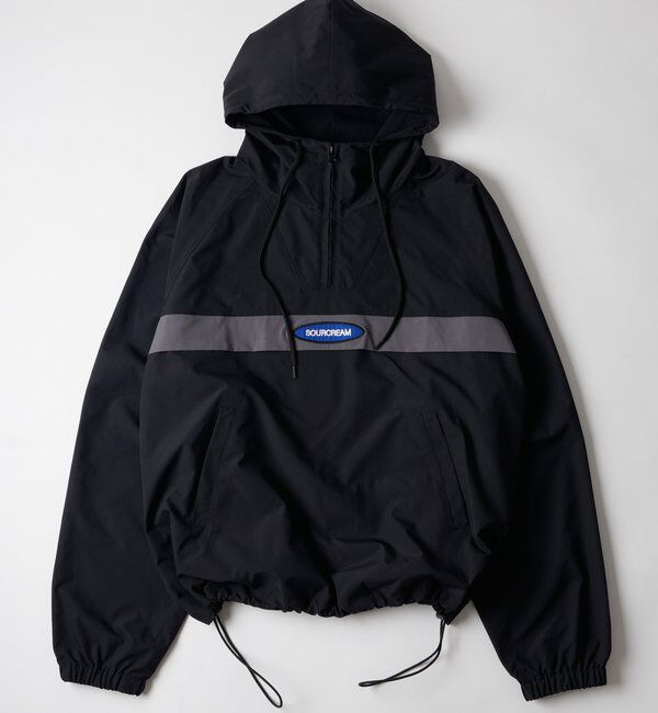  「【26AW LOOK掲載品番】【Sourcream】ナイロンアノラック」|ブルゾン・スタジャン|ブラック